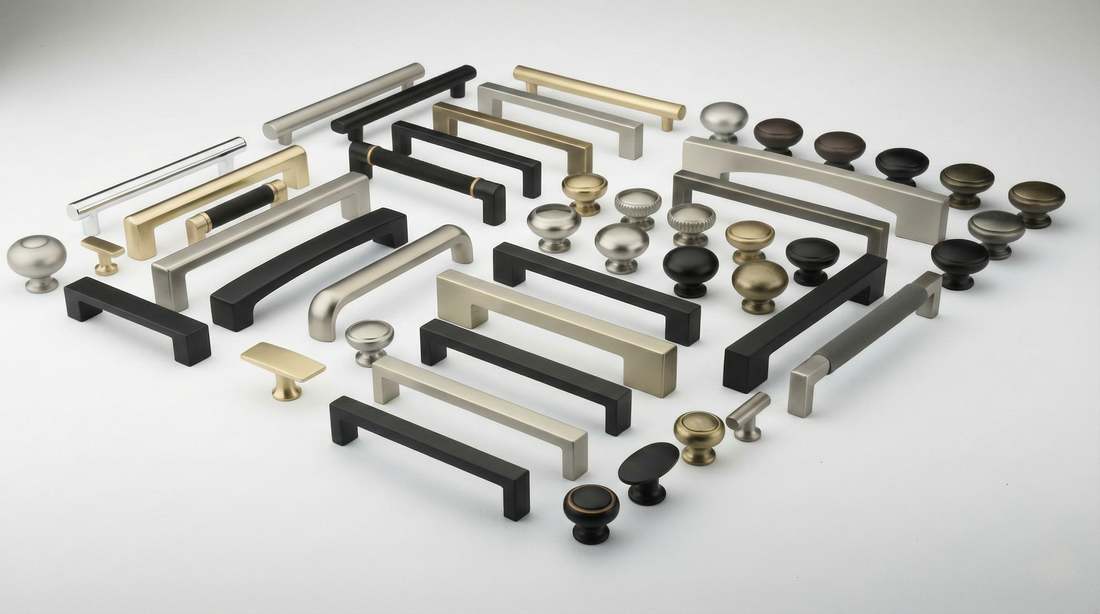 Comparative analysis: aluminum alloy handles vs. zinc and stainless steel.