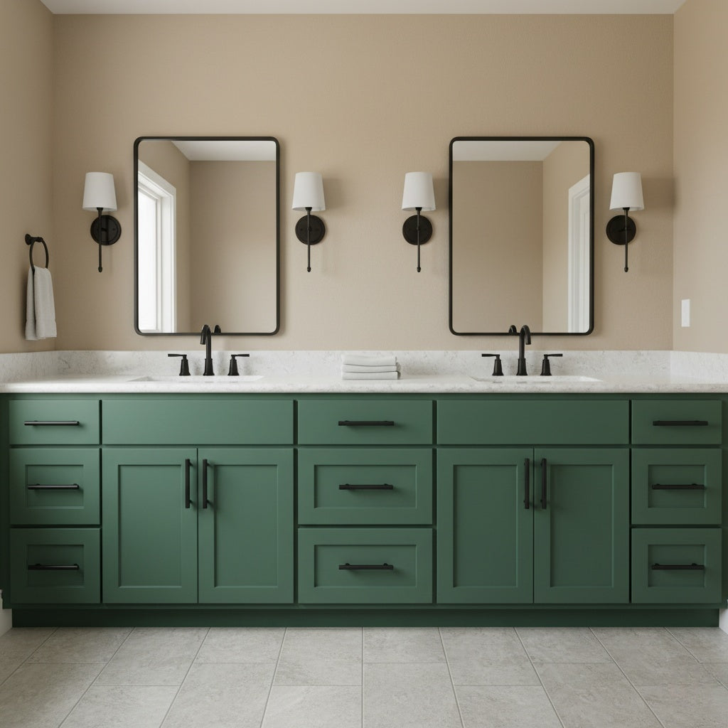 Cabinet pulls Matte Black stainless steel - 5.9" length, 3-3/4” hole center